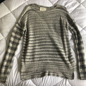 LOFT lounge striped sweater